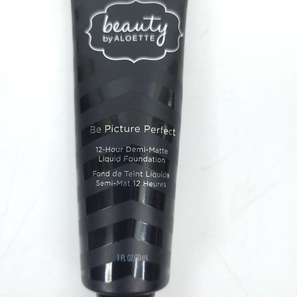 Beauty by Aloette Liquid Foundation READ Light Tan Picture Perfect Demi Matte - Picture 3 of 4